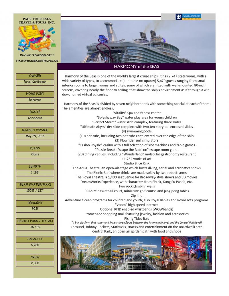 Royal Caribbean | Harmony of the Seas